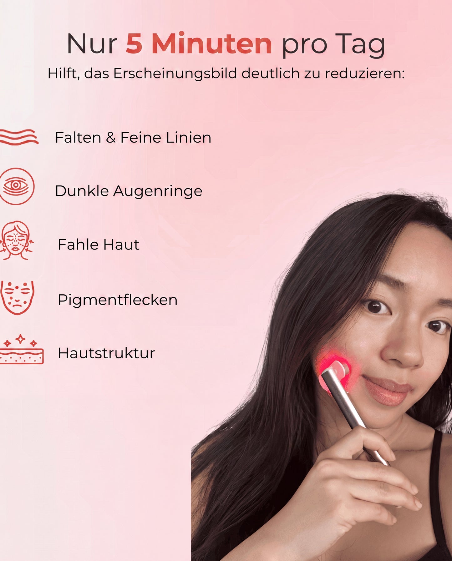ÈclatWand 4-in-1 Anti-Aging Lichttherapie